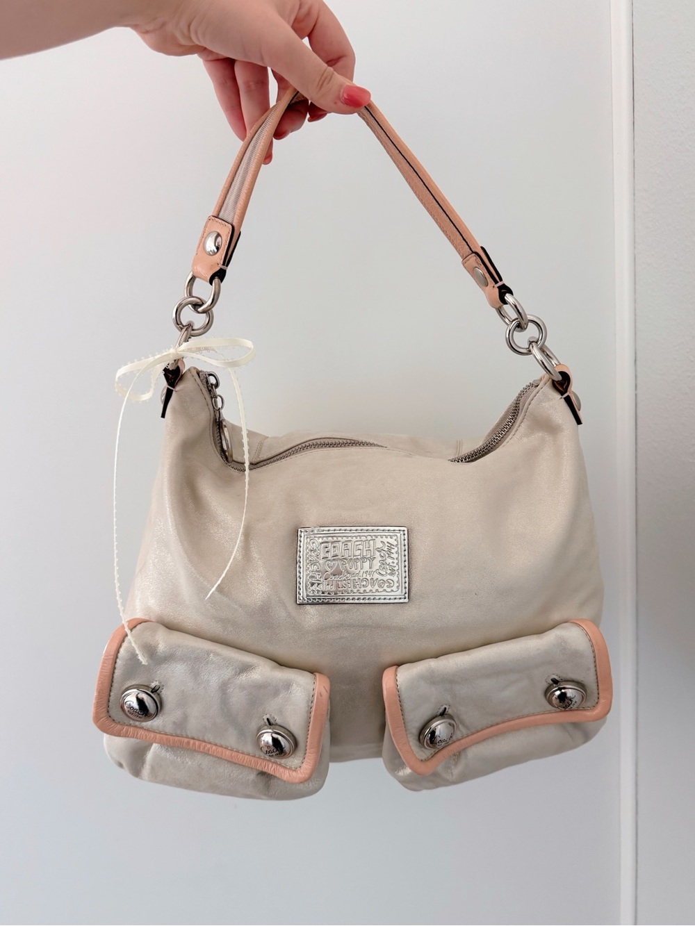 Coach Poppy Shoulder Bag Shimmer